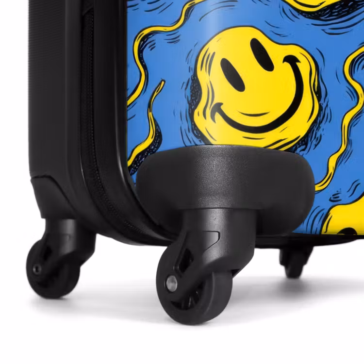 Valise - Smoking jaune sur fond bleu — 7