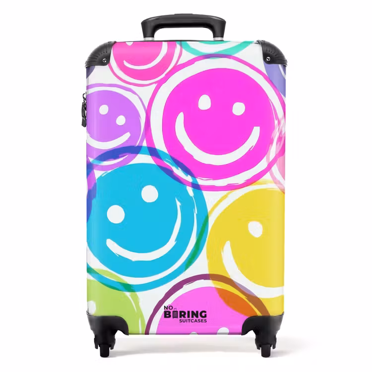 Valise - Smoothies colorés sur fond blanc — 1