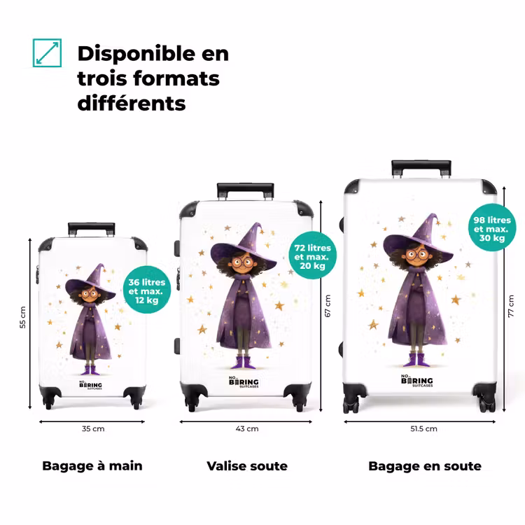 Valise - Sorcière à la cape violette — 3