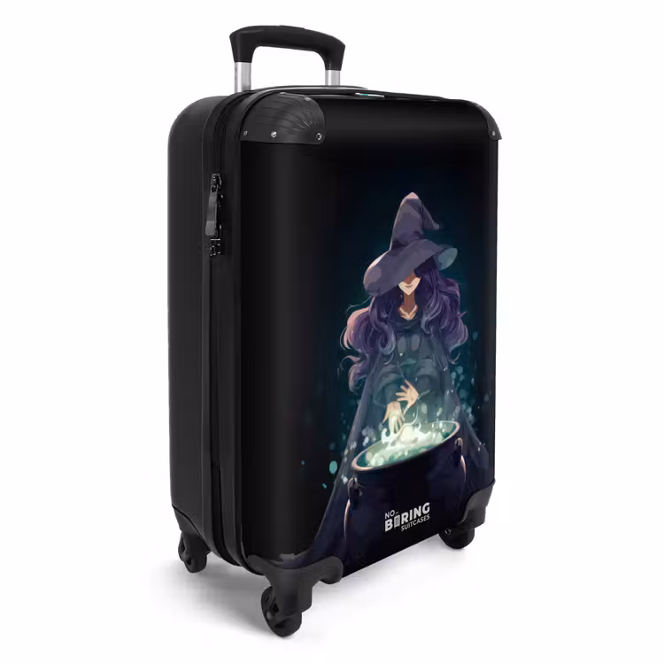Valise - Sorcière avec un chaudron bouillonnant — 2