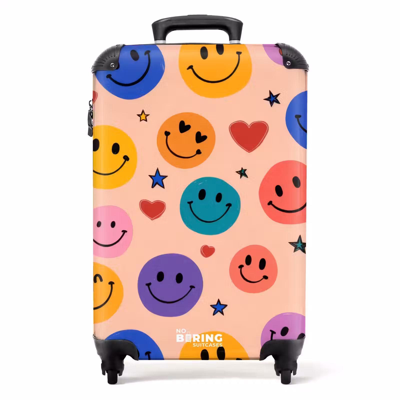 Valise - Motif de smileys colorés — 1