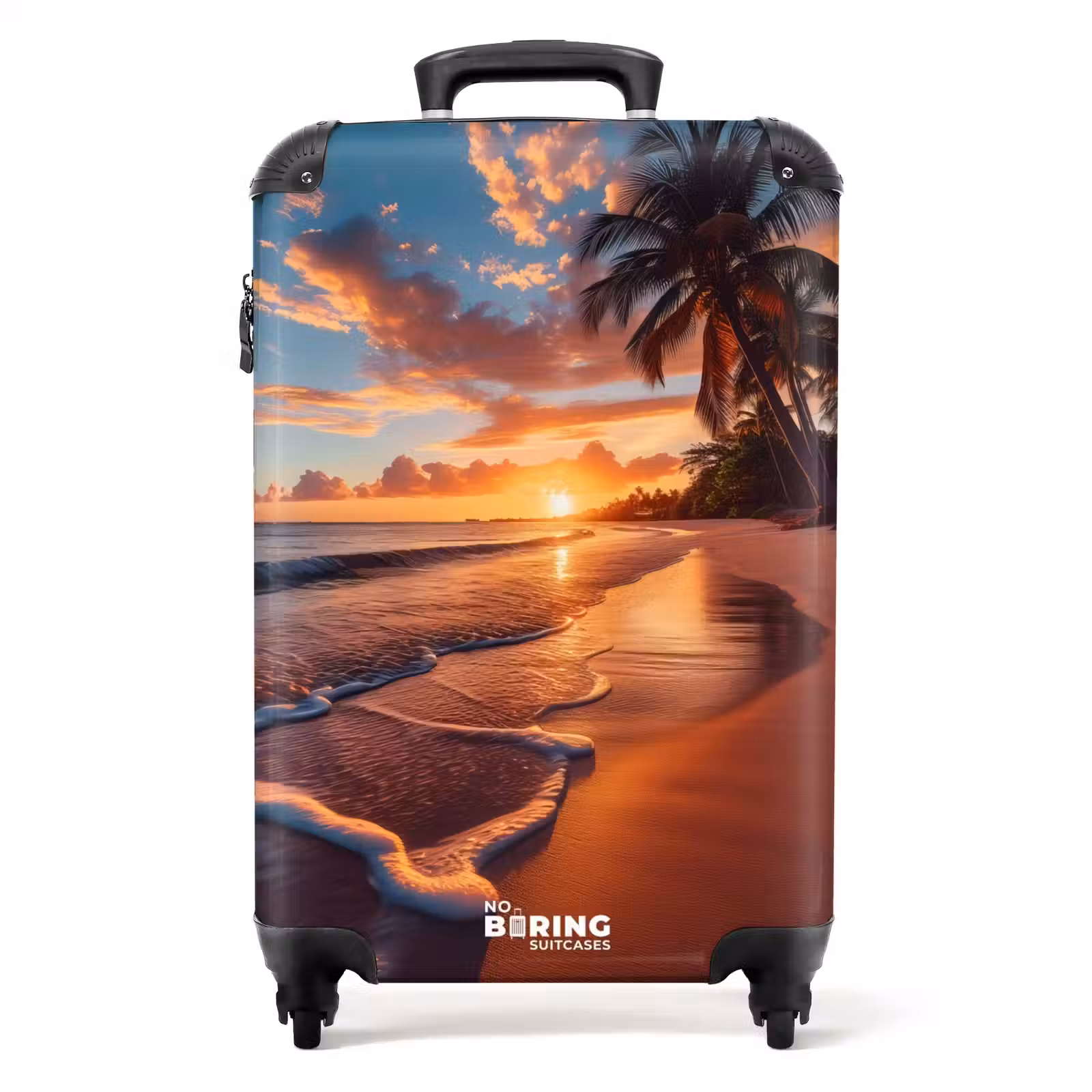 Valise - Plage au coucher du soleil — 1