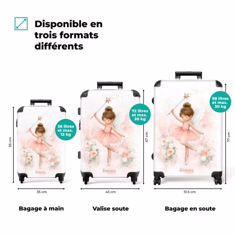 Valise - Fée en robe de ballet sur pointes — 3
