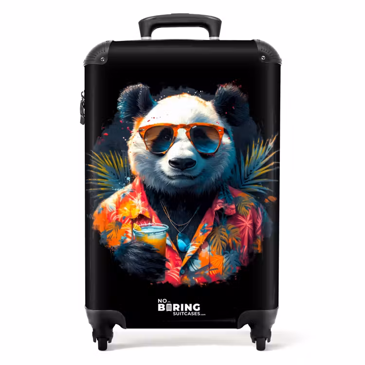 Valise - Le panda comme art de rue tropical — 1