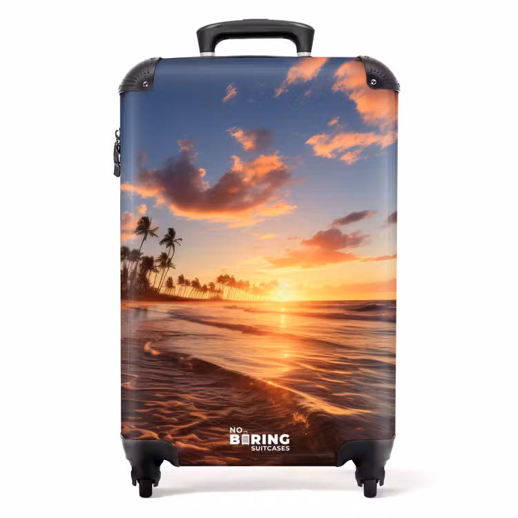 Valise - Mer au coucher du soleil — 1
