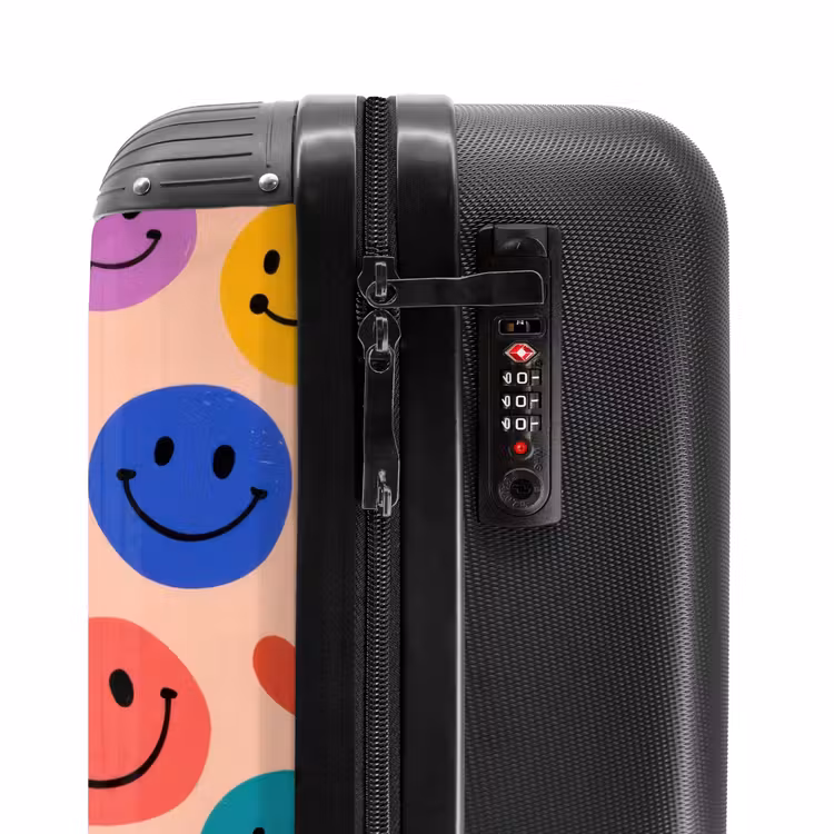 Valise - Motif de smileys colorés — 6