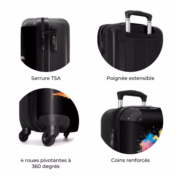 Valise - Palmiers maculés de peinture — 8