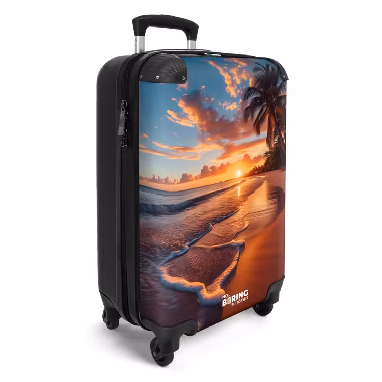 Valise - Plage au coucher du soleil — 2