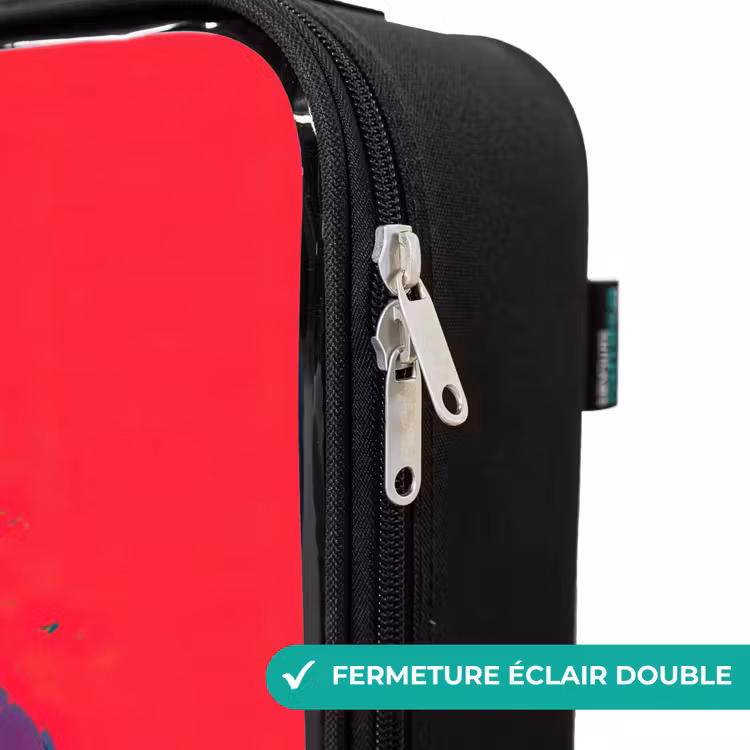 Valise enfant - Football - Peinture - Bleu - Rouge — 6