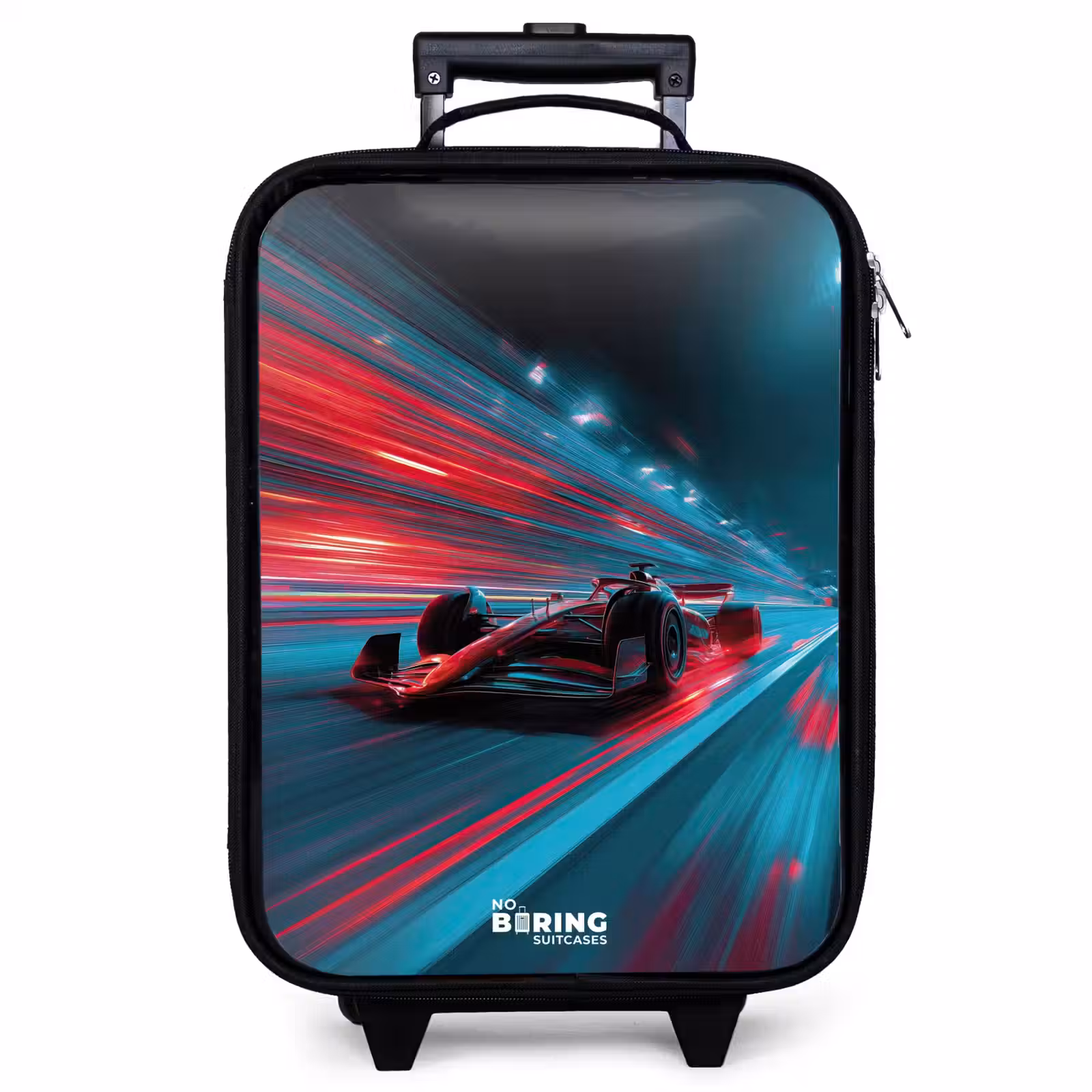 Valise enfant - Voiture de course - Piste - Néon - Eclairage — 1