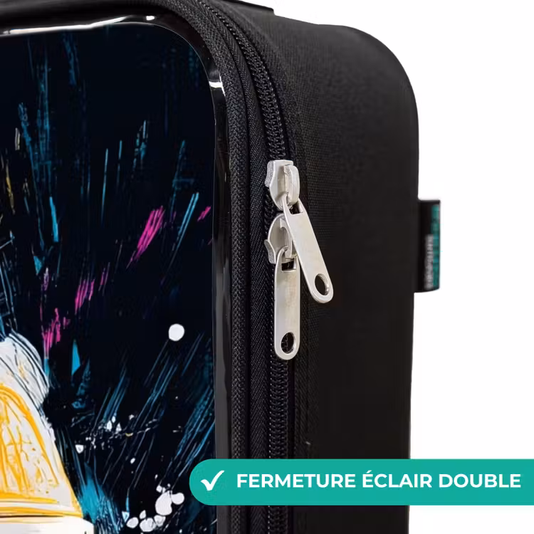 Valise enfant - Casque de course - Éclaboussures de peinture - Coups de pinceau - Mode de course — 6