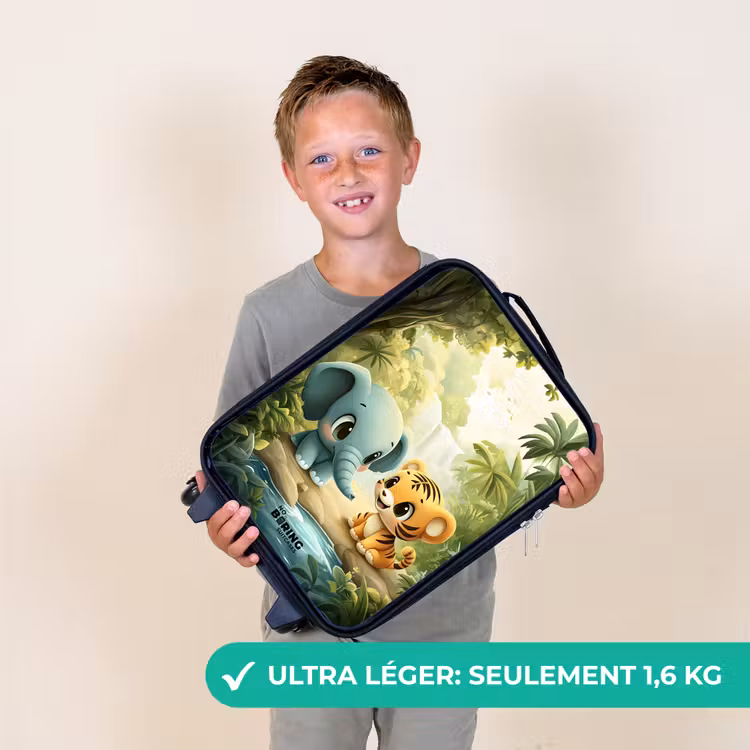 Valise enfant - Éléphant - Tigre - Forêt - Jungle — 2