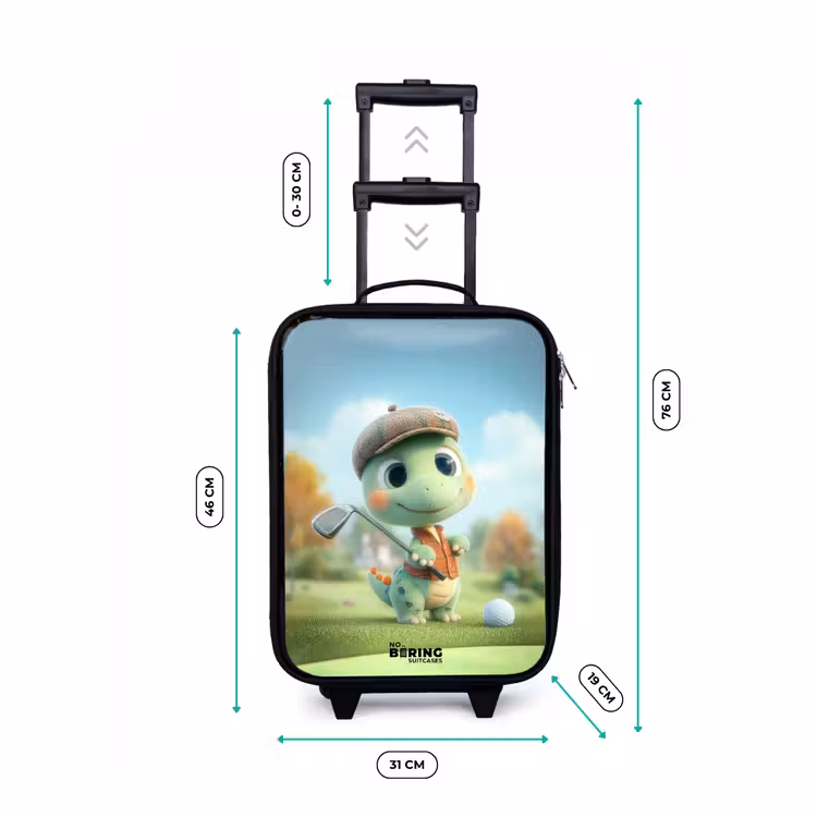 Valise enfant - Golf - Dino - Vert — 7