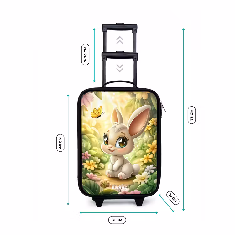 Valise enfant - Lapin - Soleil - Conte de fées - Papillon — 7