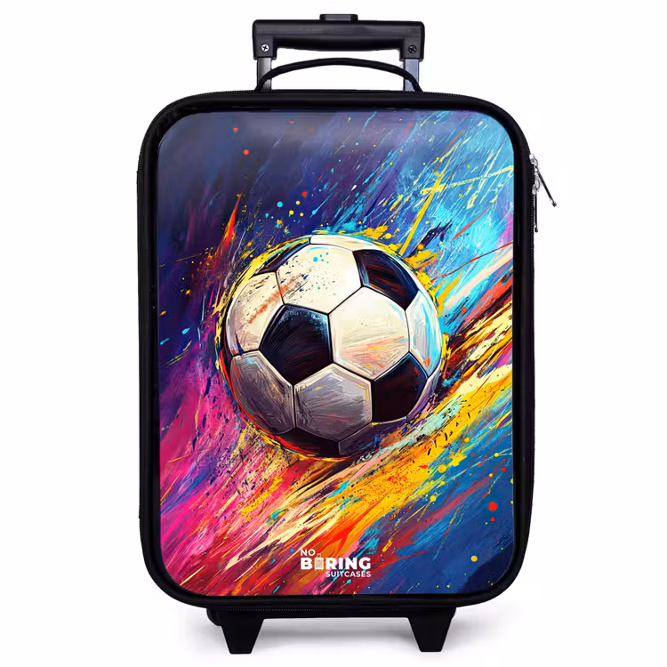 Valise enfant - Néon - Football - Coloré — 1