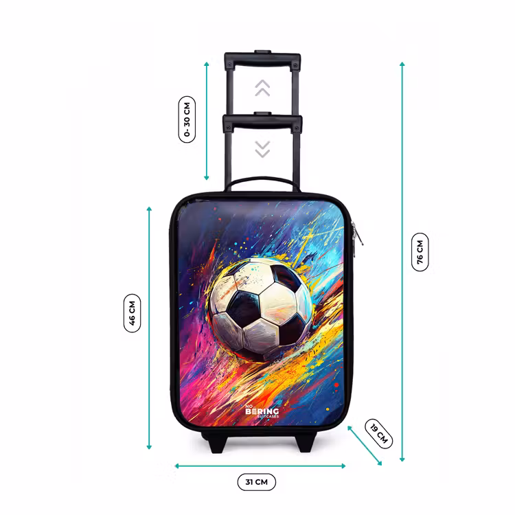 Valise enfant - Néon - Football - Coloré — 7