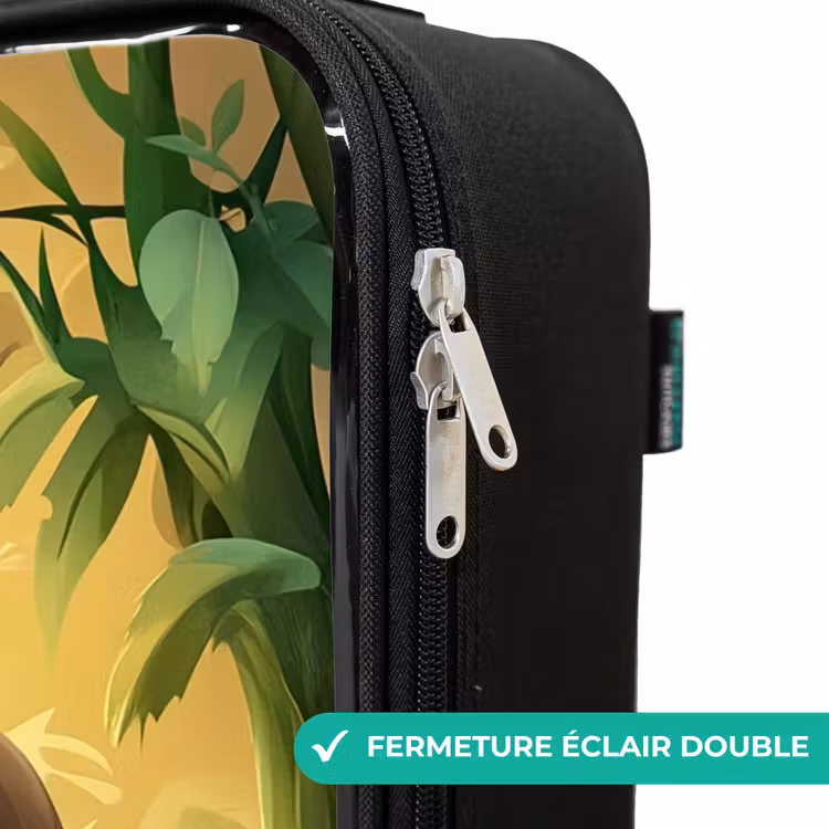Valise enfant - Panda - Forêt de bambous - Vert — 6