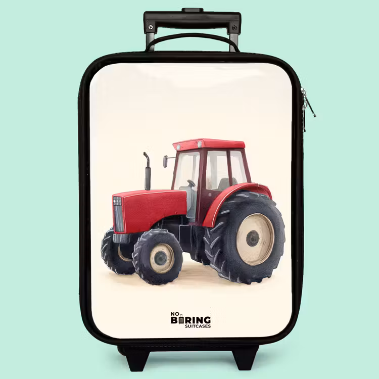 Valise enfant - Tracteur - Signé - Rouge — 3