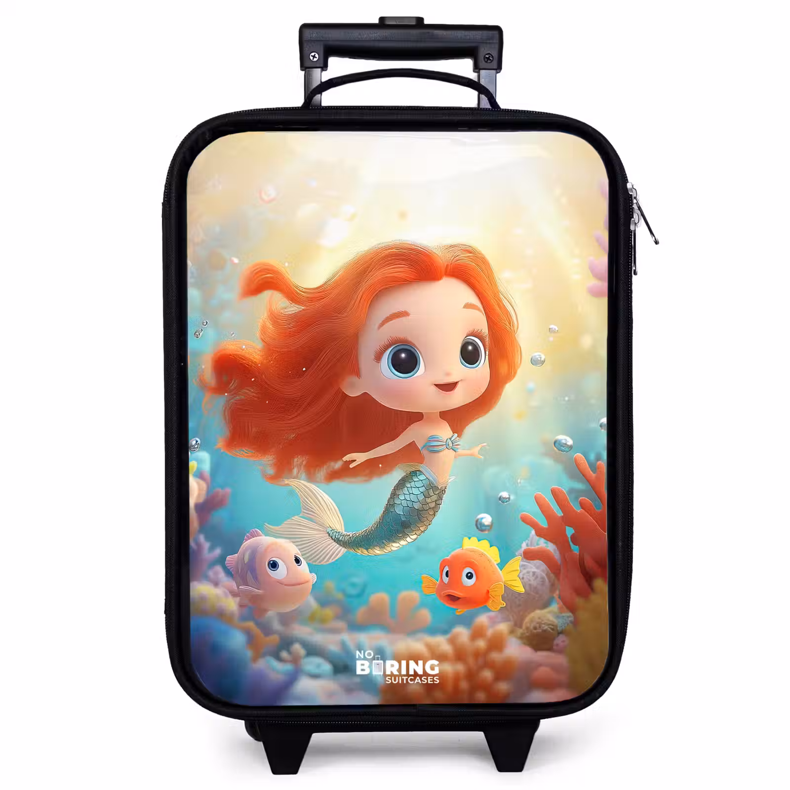 Valise enfant - Sirène - Poisson - Corail — 1