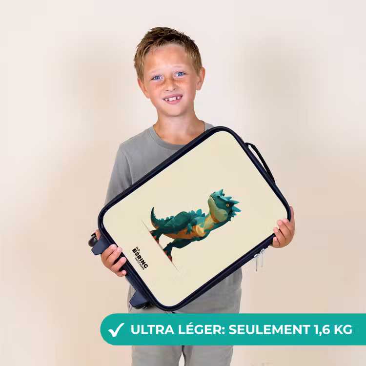 Valise enfant - Dino - Animal - Vert — 2