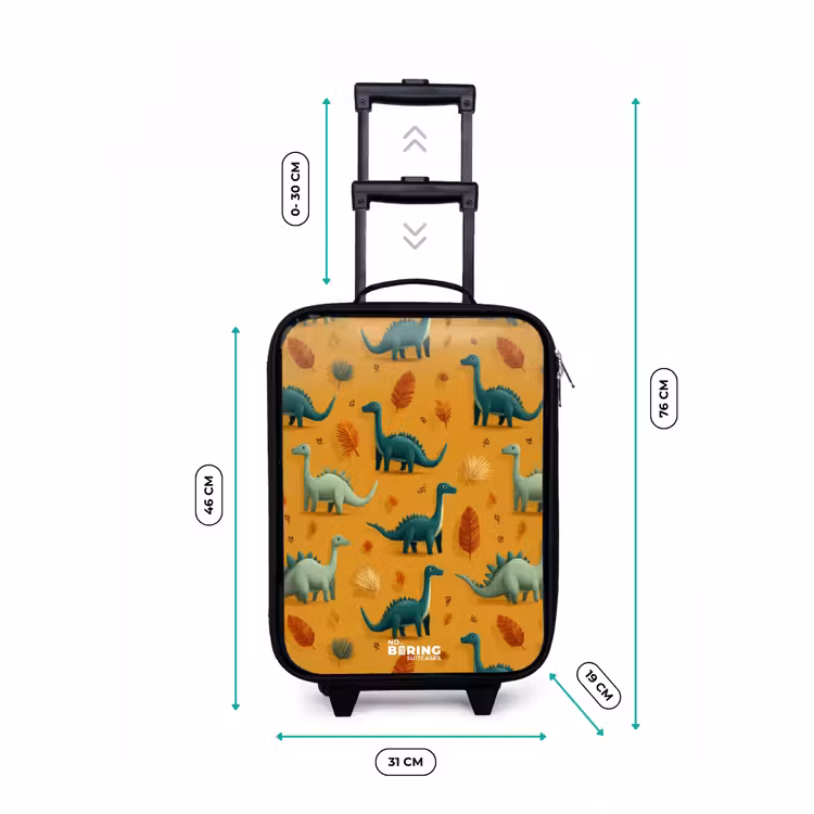 Valise enfant - Dino - Animaux - Motif — 6