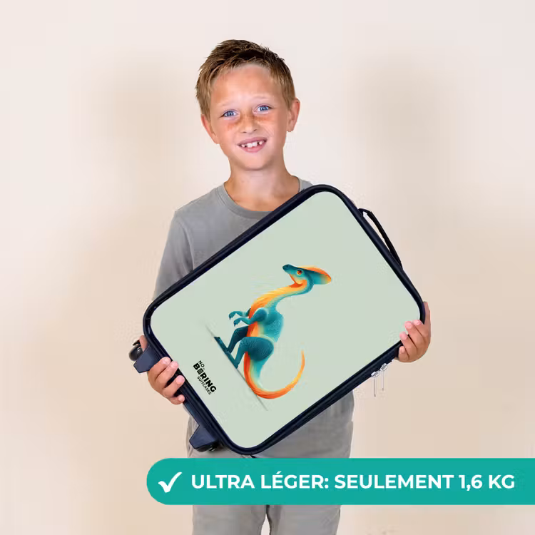 Valise enfant - Dino - Bleu - Animal — 2