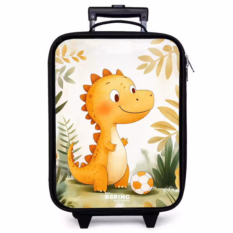 Valise enfant - Dino - Football - Orange — 1