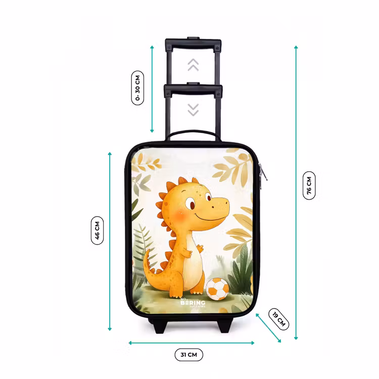 Valise enfant - Dino - Football - Orange — 7