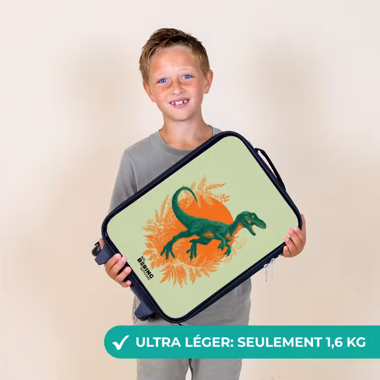 Valise enfant - Dino - Nature - Vert — 2