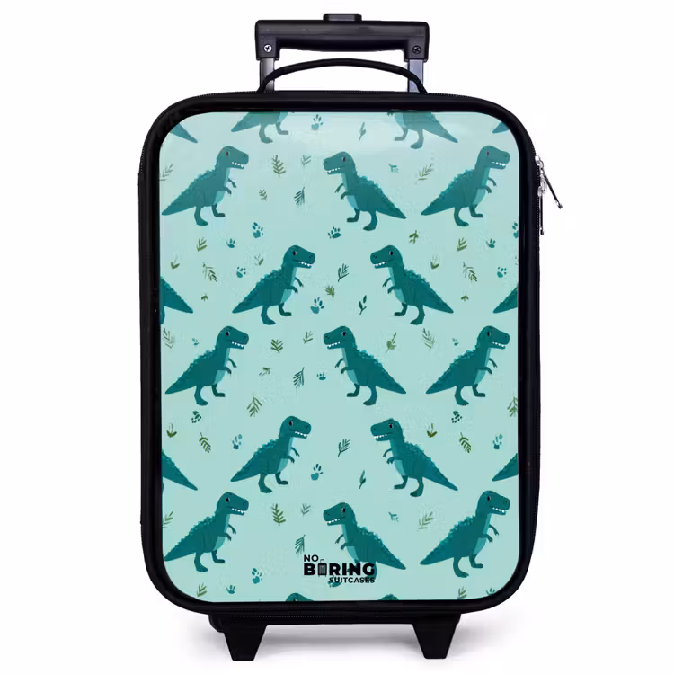 Valise enfant - Dinos - Motif - Vert — 1