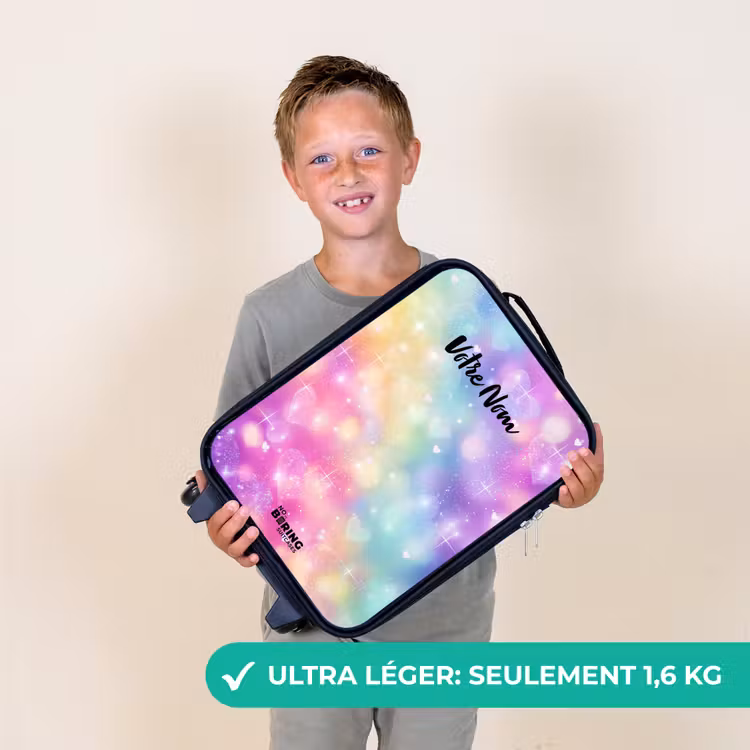Valise enfant - Lumière - Arc-en-ciel - Cœurs — 2