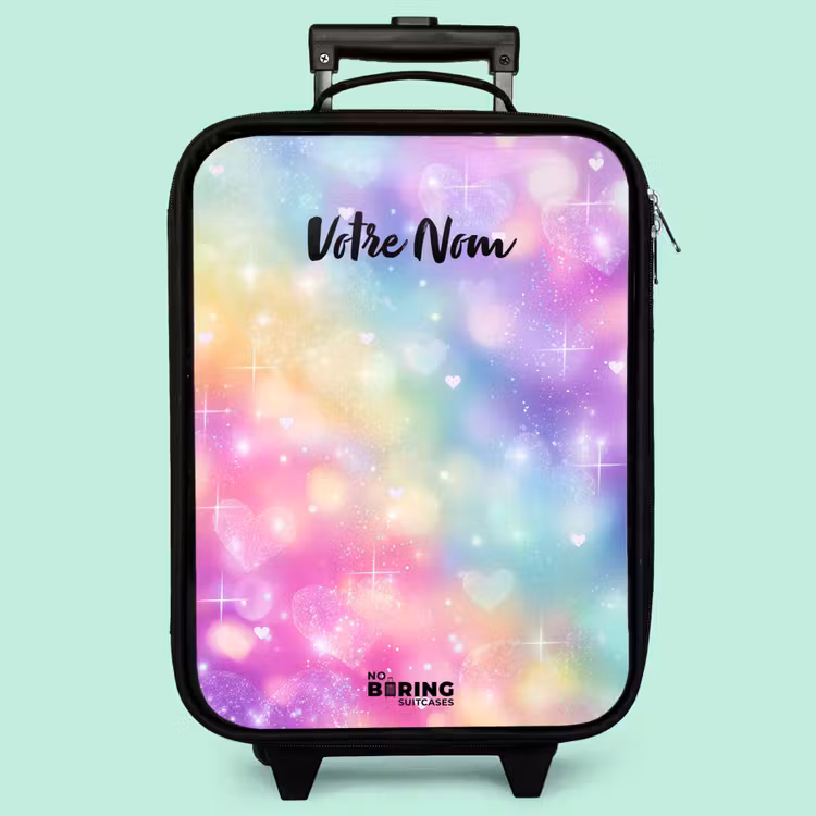 Valise enfant - Lumière - Arc-en-ciel - Cœurs — 3