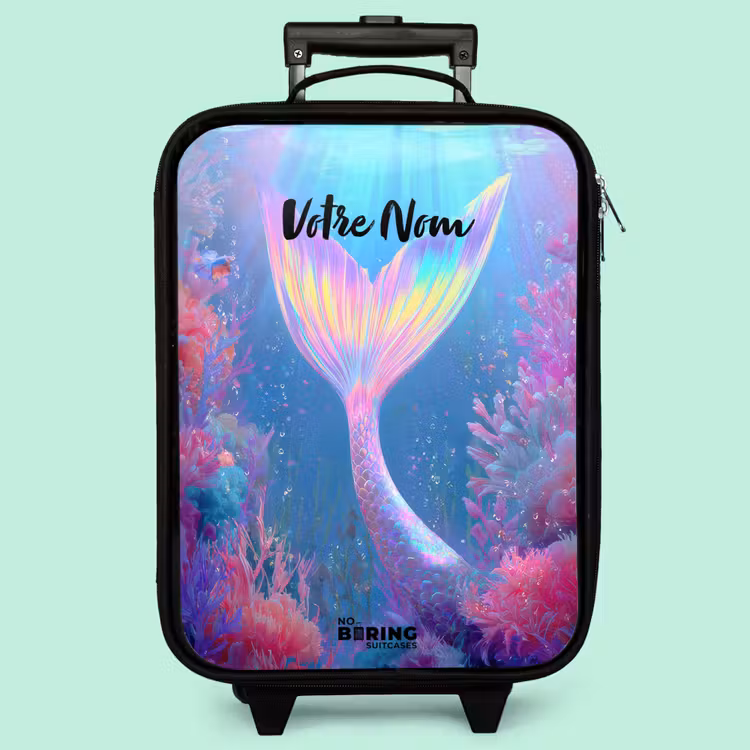 Valise enfant - Sirène - Corail - Eau — 3