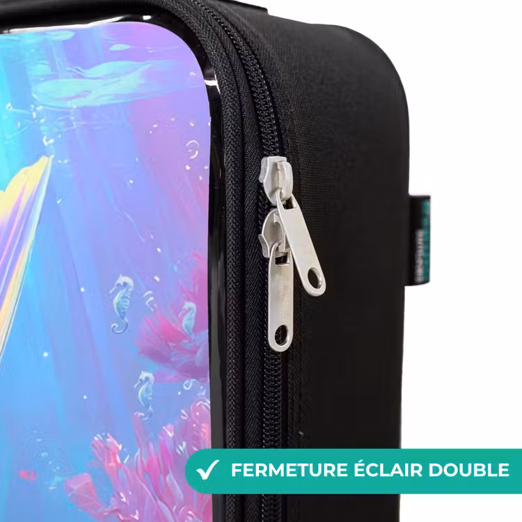 Valise enfant - Sirène - Corail - Eau — 6