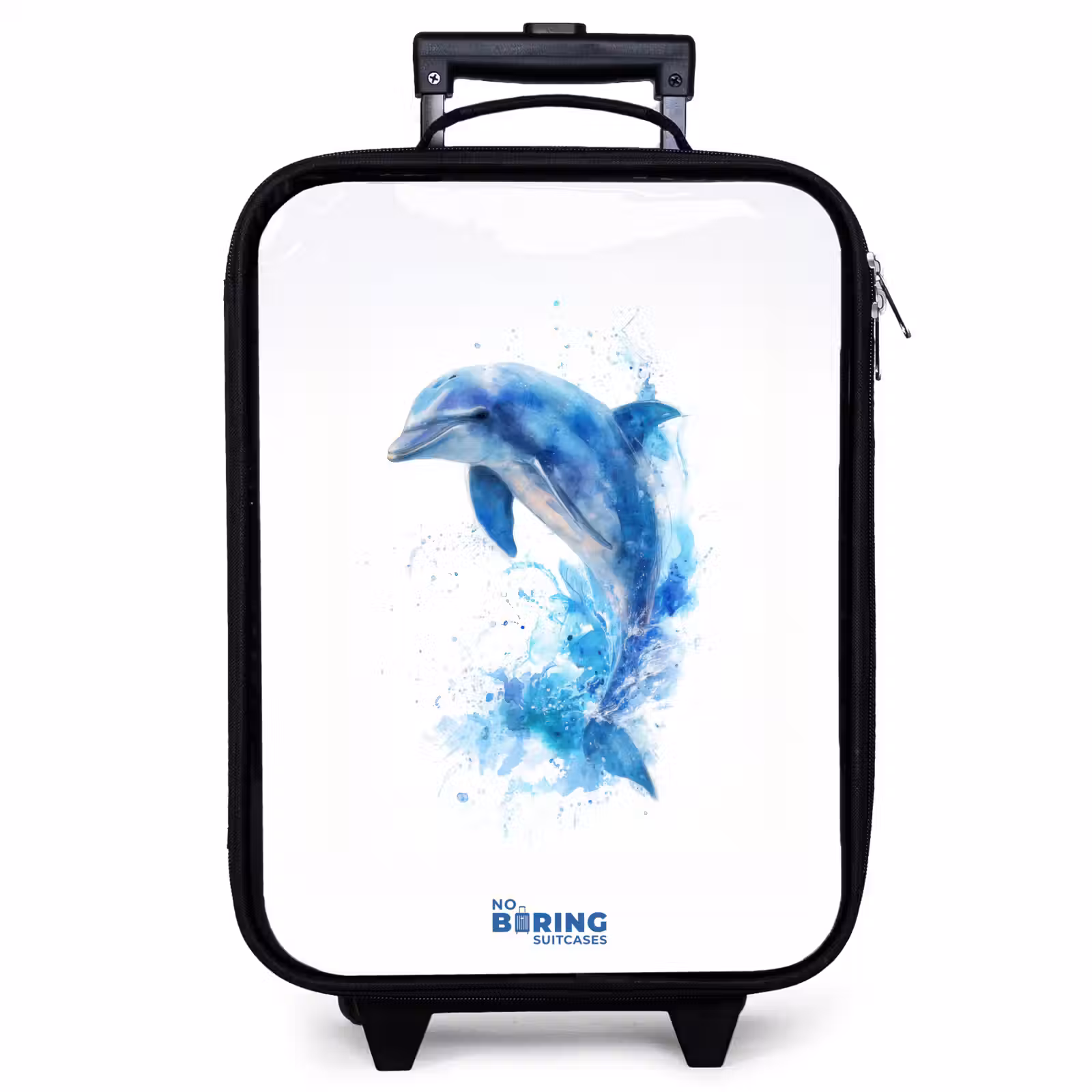 Valise enfant - Dauphin bleu sauteur — 1
