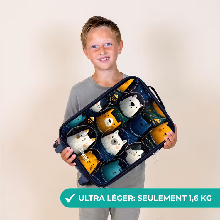 Valise enfant - Animaux - Étoiles - Planètes - Astronaute — 2