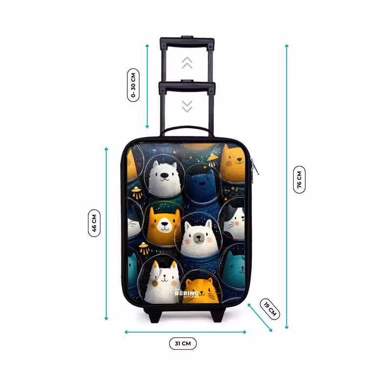 Valise enfant - Animaux - Étoiles - Planètes - Astronaute — 7