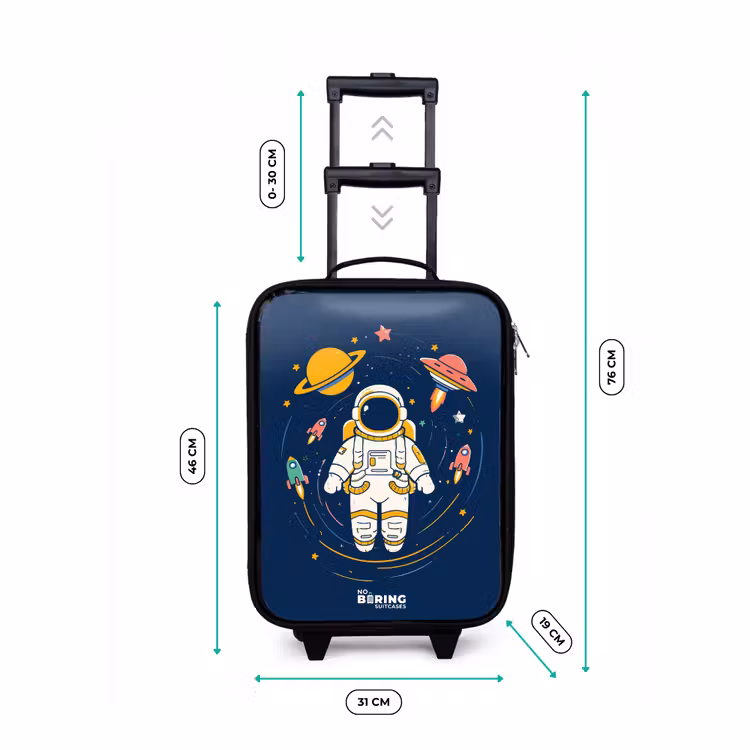 Valise enfant - Astronaute - Planète - Étoiles - Fusée — 7