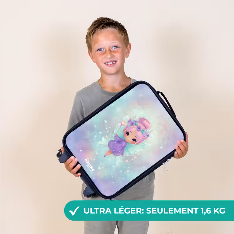 Valise enfant - Fée des fleurs en pastel brillant — 2