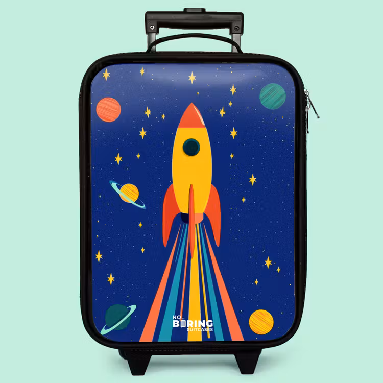 Valise enfant - Fusée - Étoiles - Planète - Espace — 3