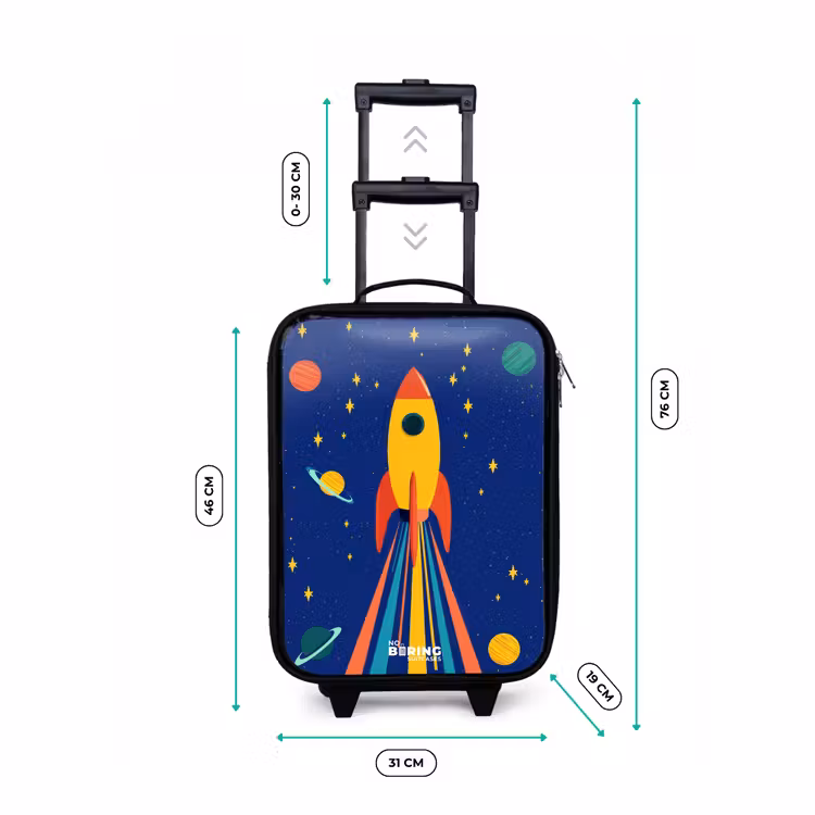 Valise enfant - Fusée - Étoiles - Planète - Espace — 7