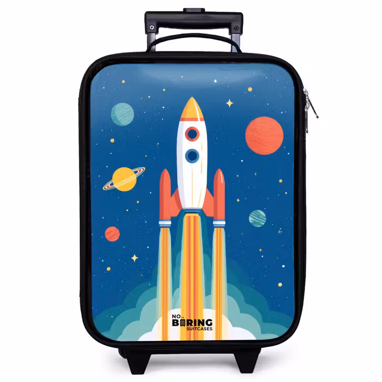 Valise enfant - Fusée - Planète - Étoiles - Multicolore — 1