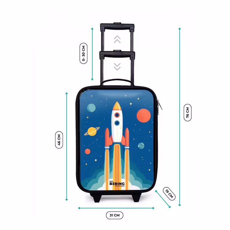Valise enfant - Fusée - Planète - Étoiles - Multicolore — 7