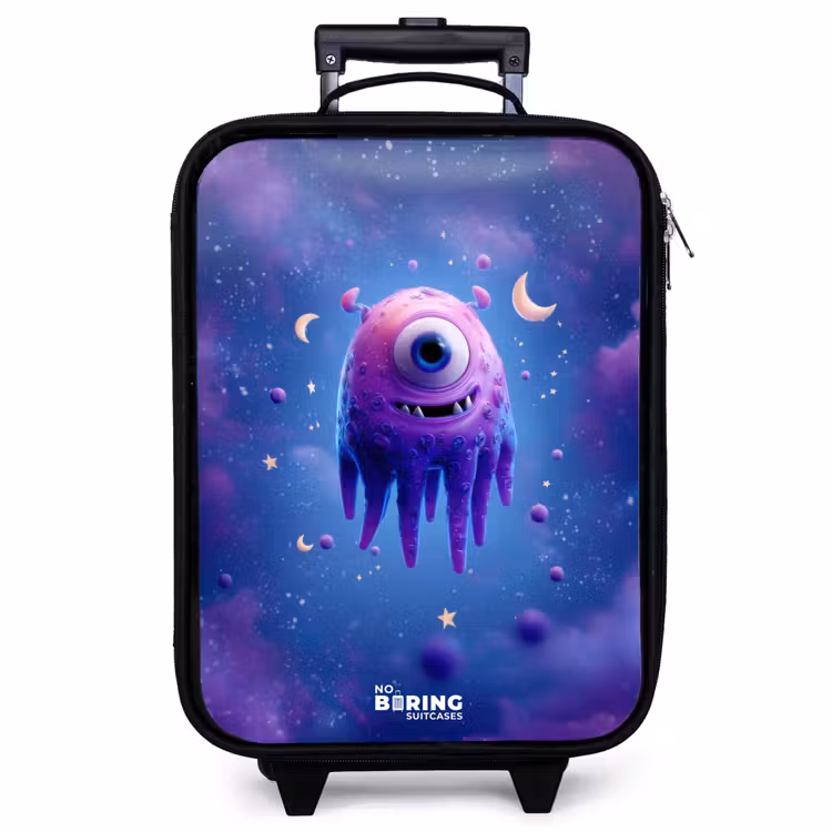 Valise enfant - Joyeuse paire d'yeux dans l'espace — 1