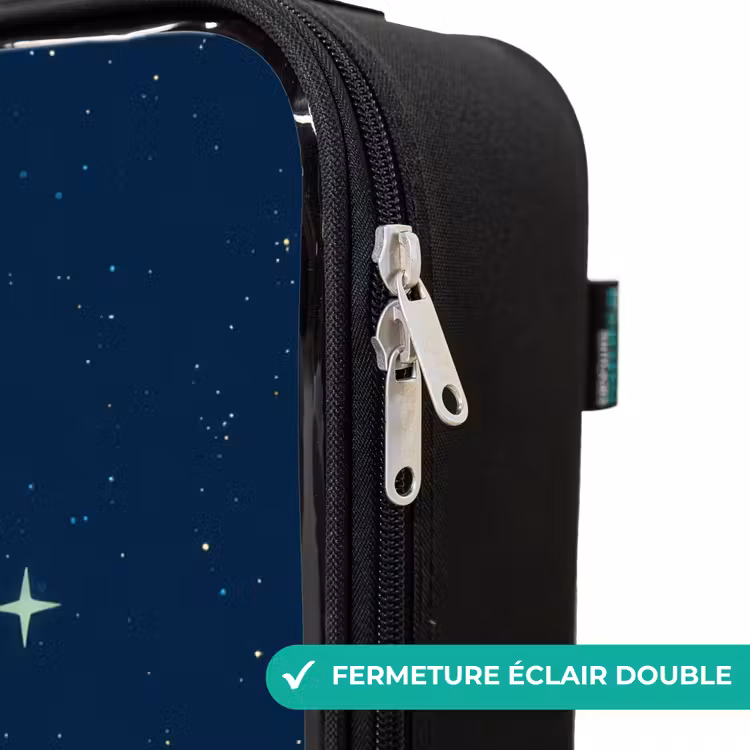 Valise enfant - Planète - Fusée - Étoiles - Bleu foncé — 6