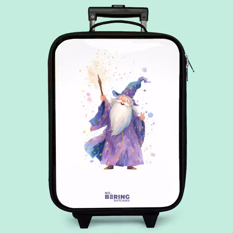 Valise enfant - Vieux magicien avec bâton — 3