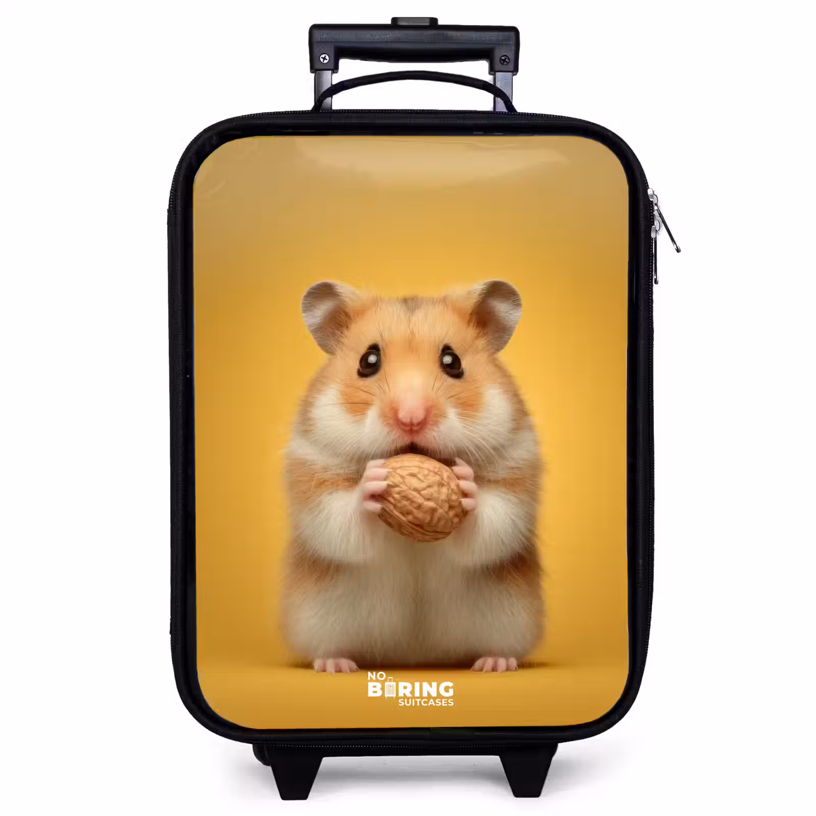 Valise enfant - Hamster - Noyer - Animal — 1