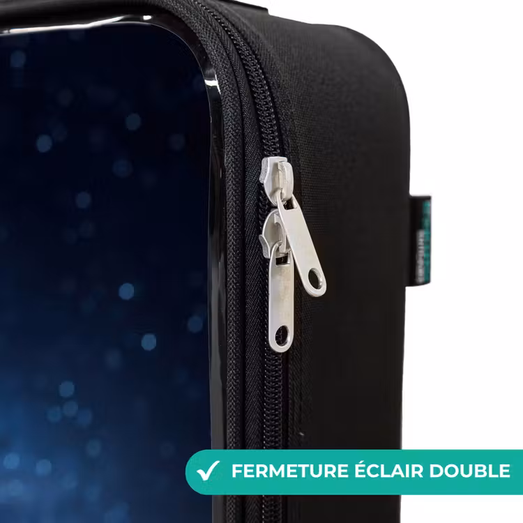 Valise enfant - Créature extraterrestre bleue sous un ciel étoilé — 6