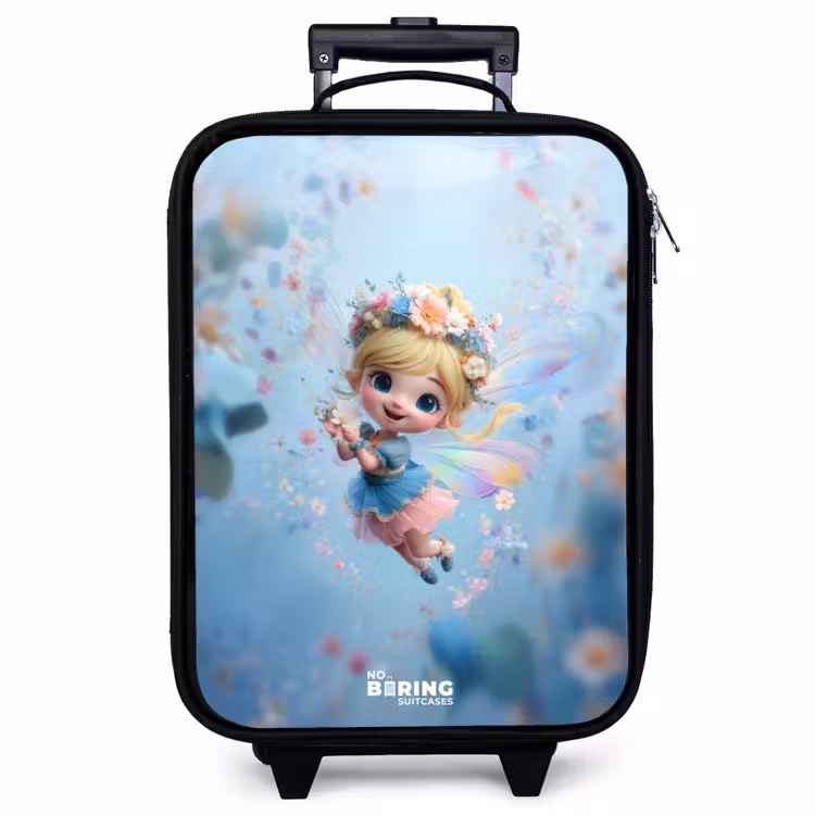 Valise enfant - Fée papillon dans l'air des fleurs — 1
