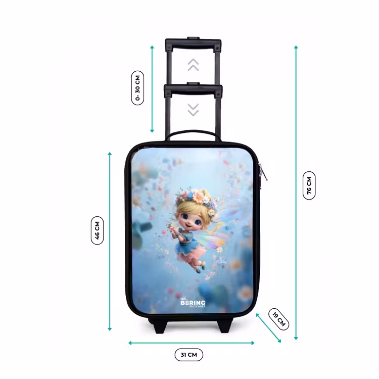 Valise enfant - Fée papillon dans l'air des fleurs — 7